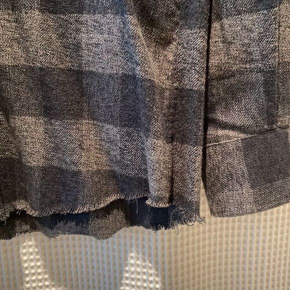 Iro Grey and Blue Plaid Shirt, Size S - Picture 5 of 7